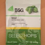 3x 1 oz package of Saaz pellet hops (3.2% Alpha Acid)
